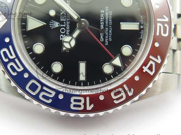 MiroTime 0521 UrbanStyle GMT-Master II 126710 BLRO 904L BP Maker 1:1 Best Edition Black Dial On 904L Jubilee Bracelet A3285 (Correct Hand Stack) 2517